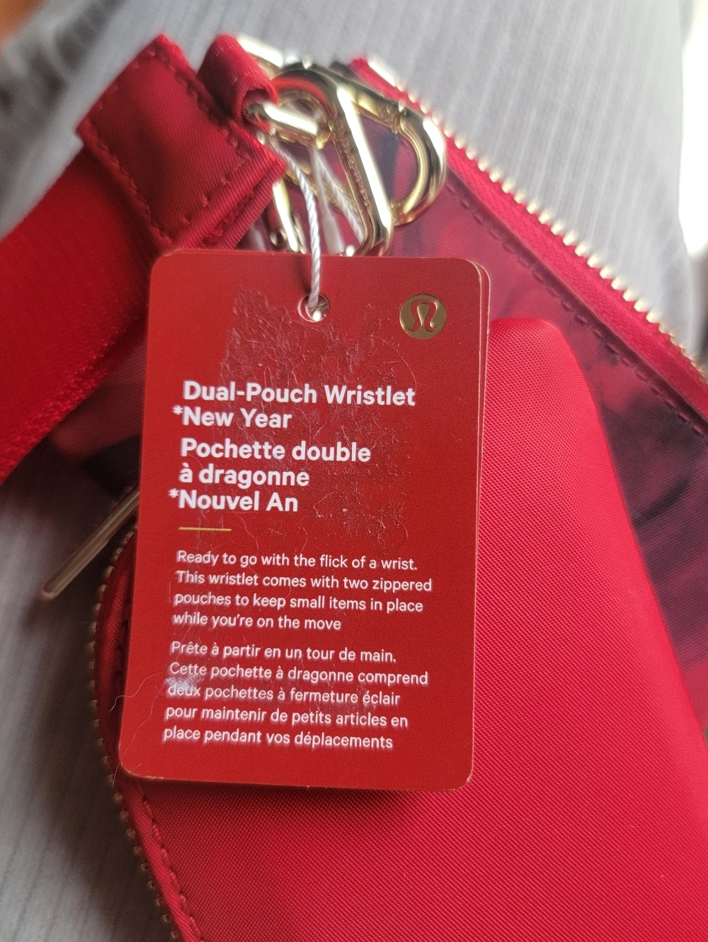 Lululemon Lunar New Year Dual Pouch Wristlet NWT - Picture 4 of 4